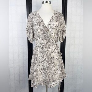 Reformation Snake Pattern Dress